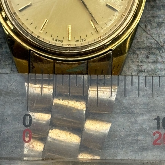 VTG Caravelle Bulova Quartz 48J2O Swiss 1 Jewel Gold Ladies Wrist Watch C 865018 - Picture 13 of 16